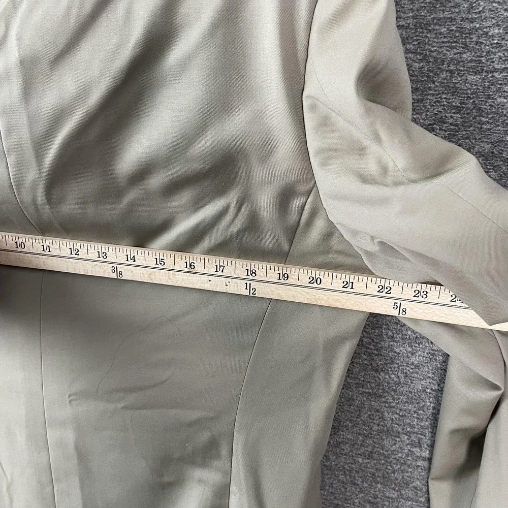 Ermenegildo Zegna Suit Jacket Mens‎ 52L Beige Classic Wool Sport Coat Made Italy